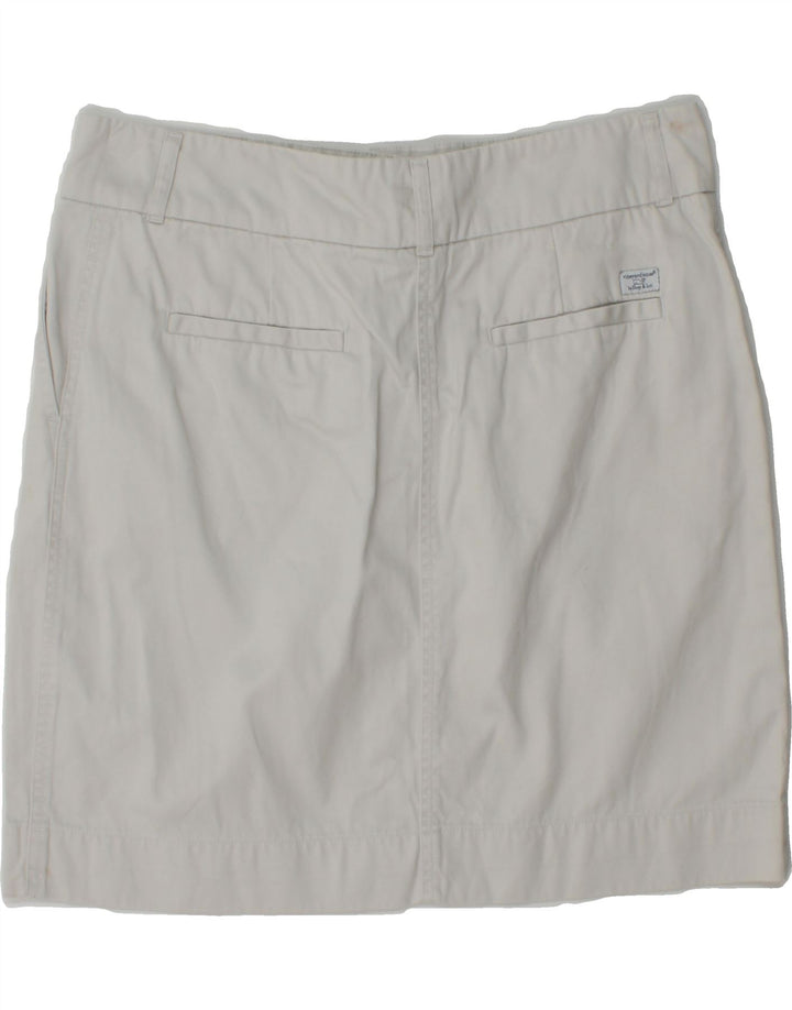 VINEYARD VINES Womens Mini Skirt US 10 Large W32 Off White Cotton Vintage Vineyard Vines and Second-Hand Vineyard Vines from Messina Hembry 