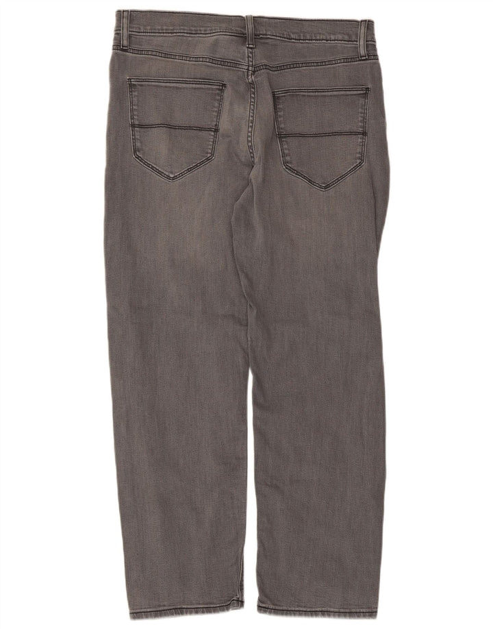 Мужские прямые джинсы Marks & Spencer W32 L29 серые, хлопок