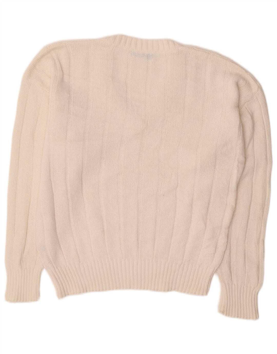 CARRERA Мужской джемпер с v-образным вырезом, маленький белый хлопковый свитер