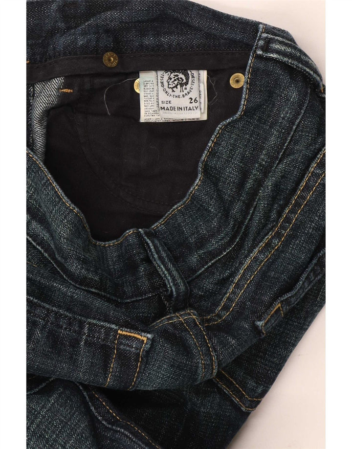 Женские джинсы Diesel Bootcut W26 L31 Темно-синие, хлопок