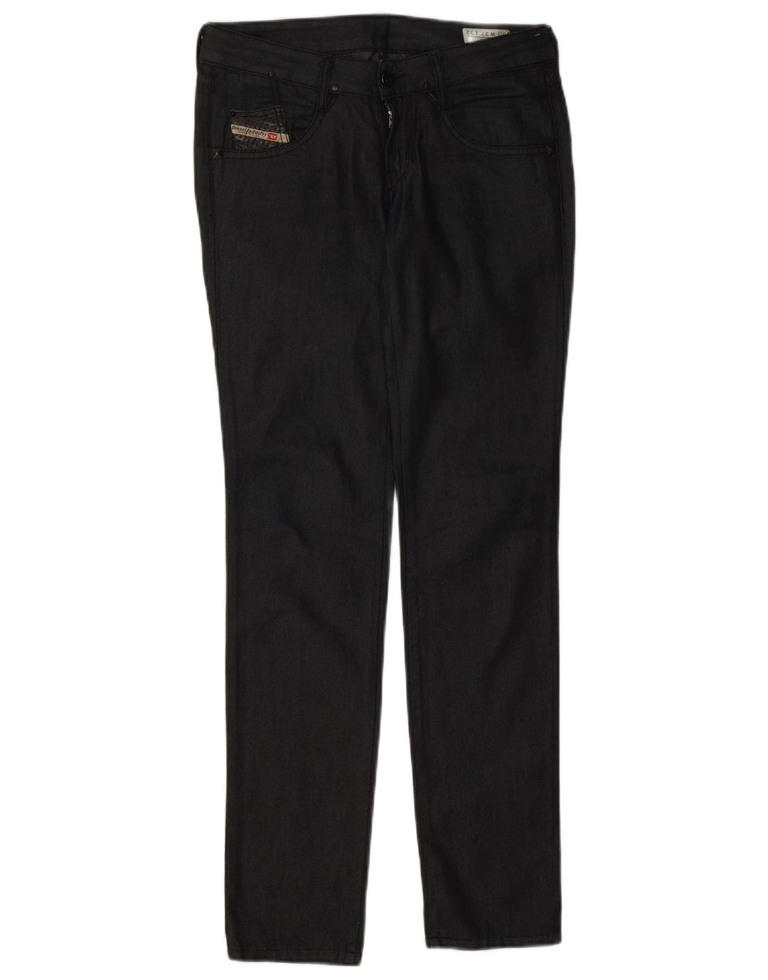 Женские узкие джинсы Diesel Clush W27 L32, черный хлопок
