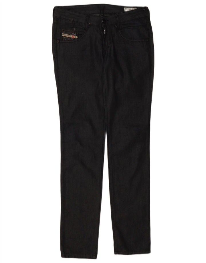 Женские узкие джинсы Diesel Clush W27 L32, черный хлопок