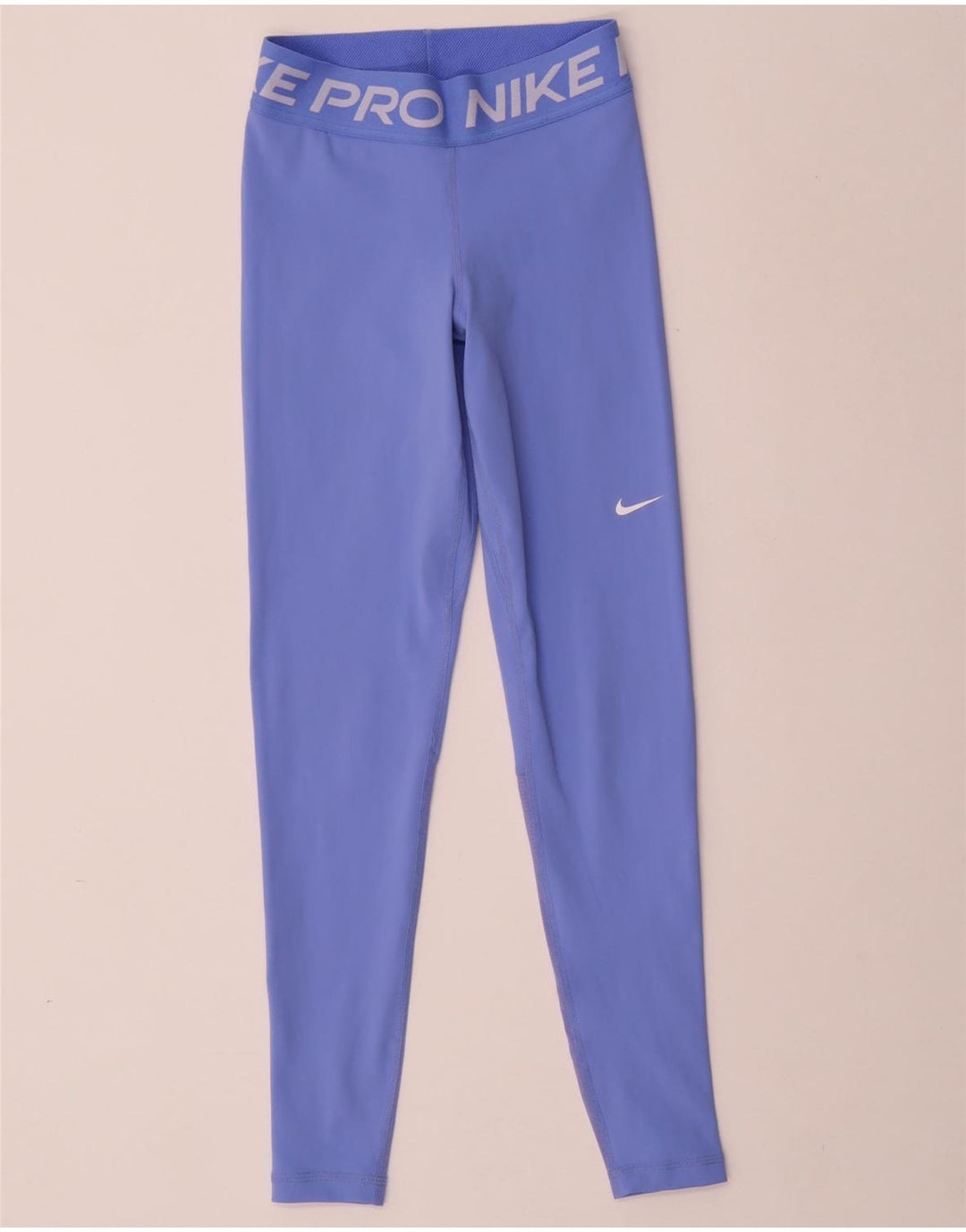 Женские леггинсы с рисунком NIKE Dri Fit UK 6 XS, синие, полиэстер