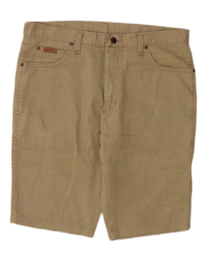 Мужские джинсовые шорты Wrangler Texas W36, большие, бежевые, хлопок