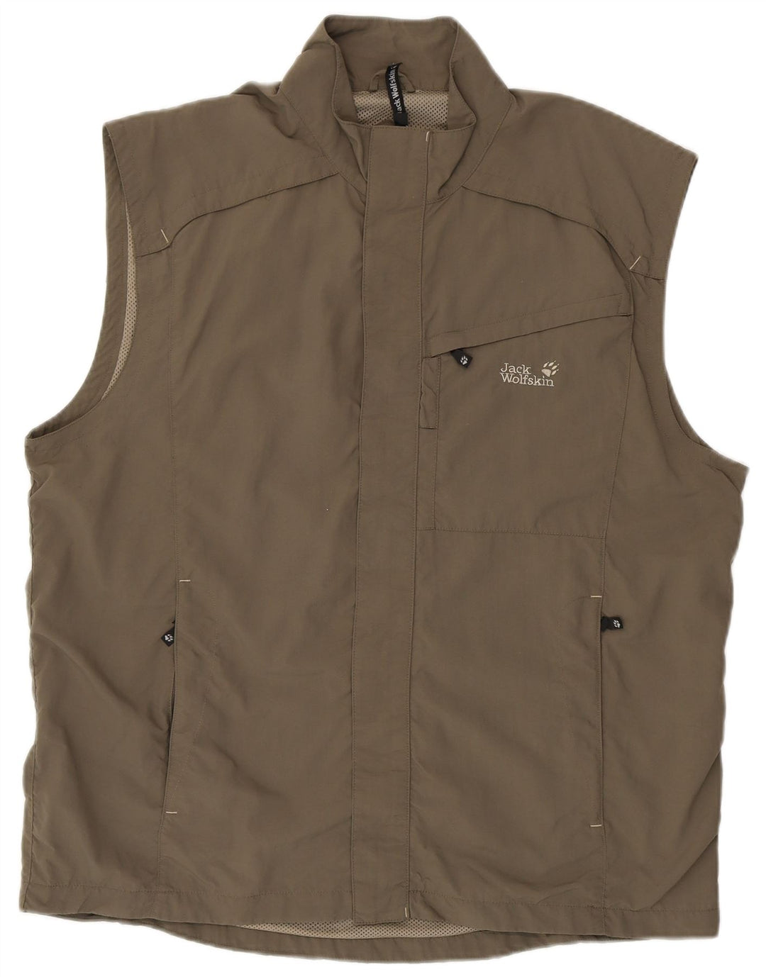 Мужской спортивный костюм без рукавов JACK WOLFSKIN, верхняя куртка, Великобритания, 46/48, 2XL, серый