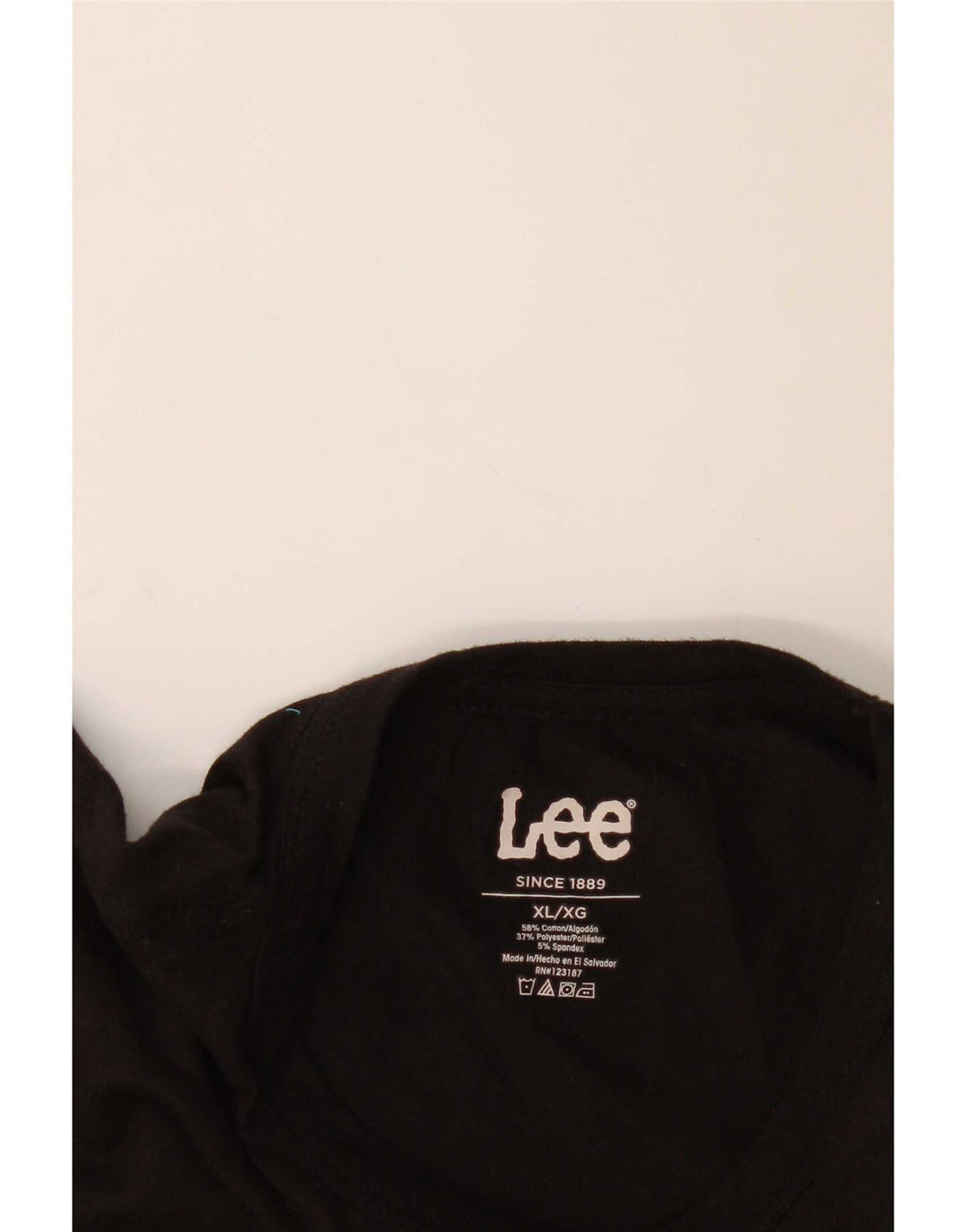 Lee Мужская футболка Top XL из хлопка в черную полоску