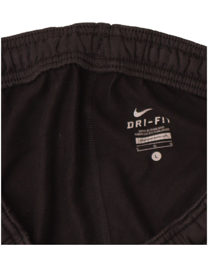 Мужские спортивные брюки Nike Dri Fit, большие черные полиэстер