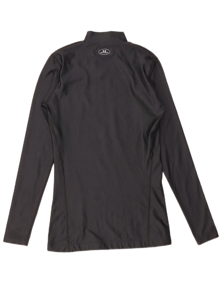 Мужской топ Cold Gear Under Armour с длинным рукавом, средний черный, полиэстер