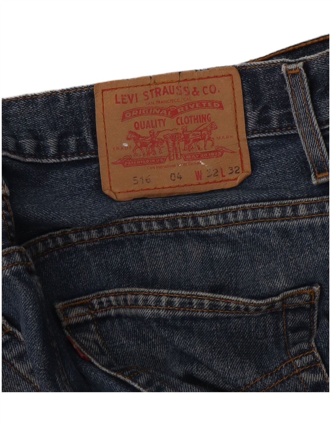 Женские джинсы Levi's 516 Bootcut W32 L32 синие