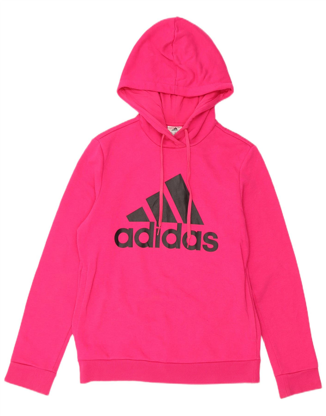 Женский джемпер с капюшоном ADIDAS, Великобритания, 8/10, маленький, розовый, хлопок