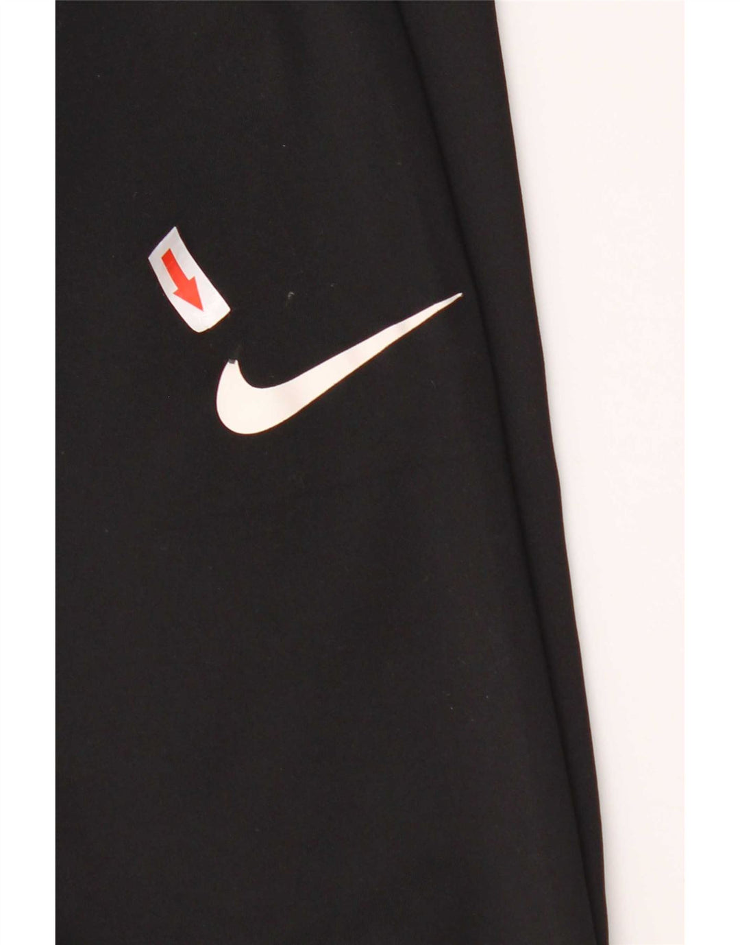 Женские леггинсы-капри с рисунком Nike UK 8, маленькие черные из полиэстера
