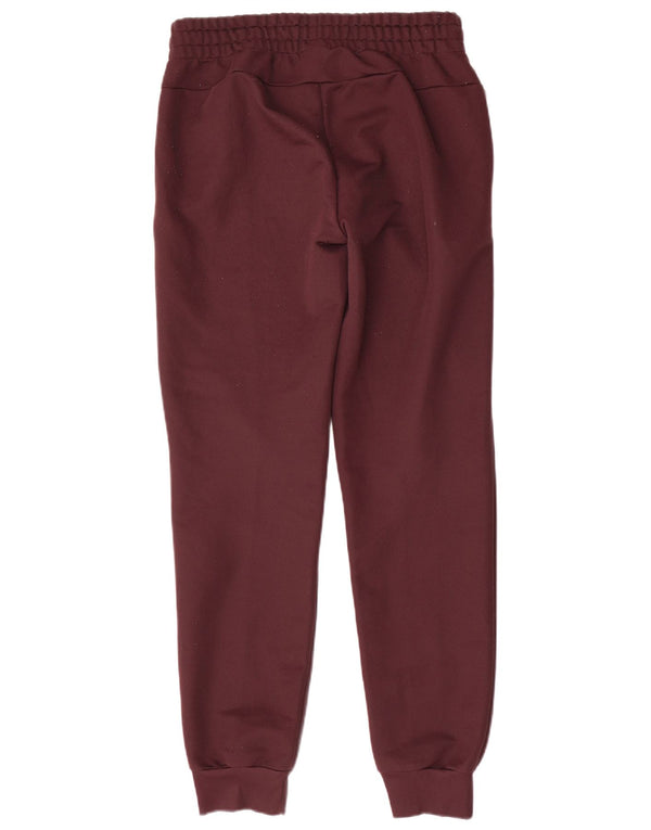 Женские спортивные брюки Adidas Joggers UK 8/10, маленький бордовый полиэстер