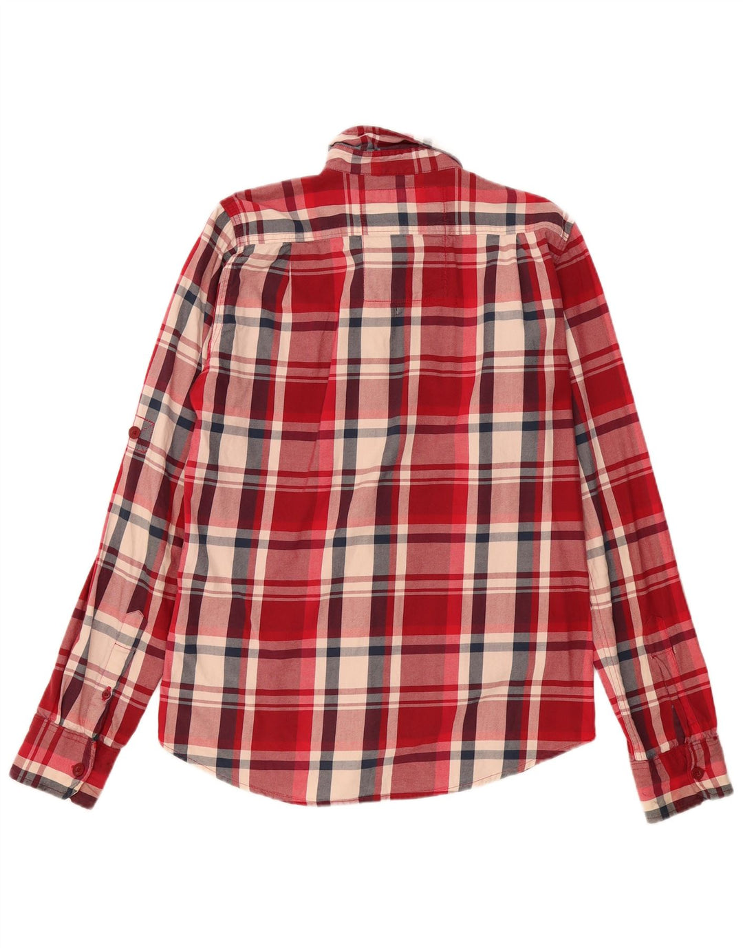 Мужская рубашка Superdry в крупную красную клетку из хлопка