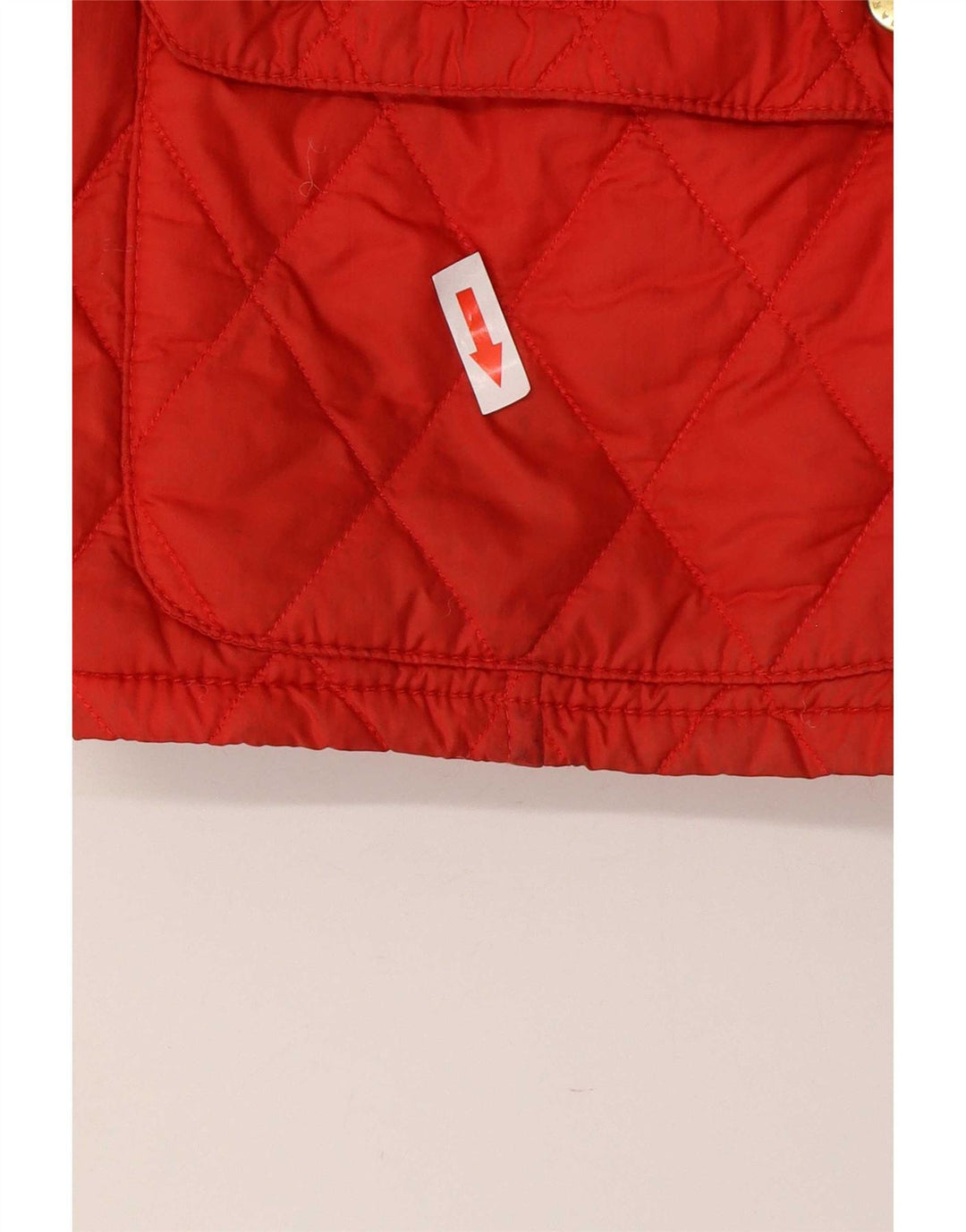 Женская стеганая куртка Barbour UK 12 средний красный полиамид