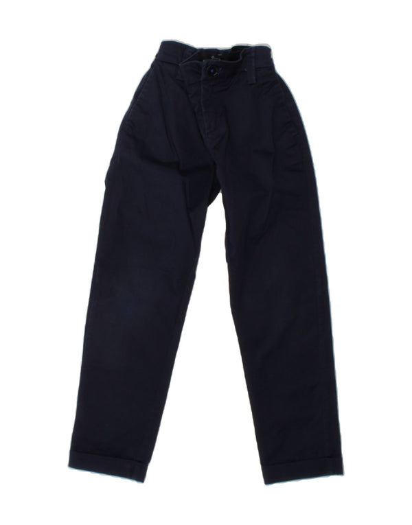 HARMONT & BLAINE Boys Straight Chino Trousers 5-6 Years W18 L20 Navy Blue
