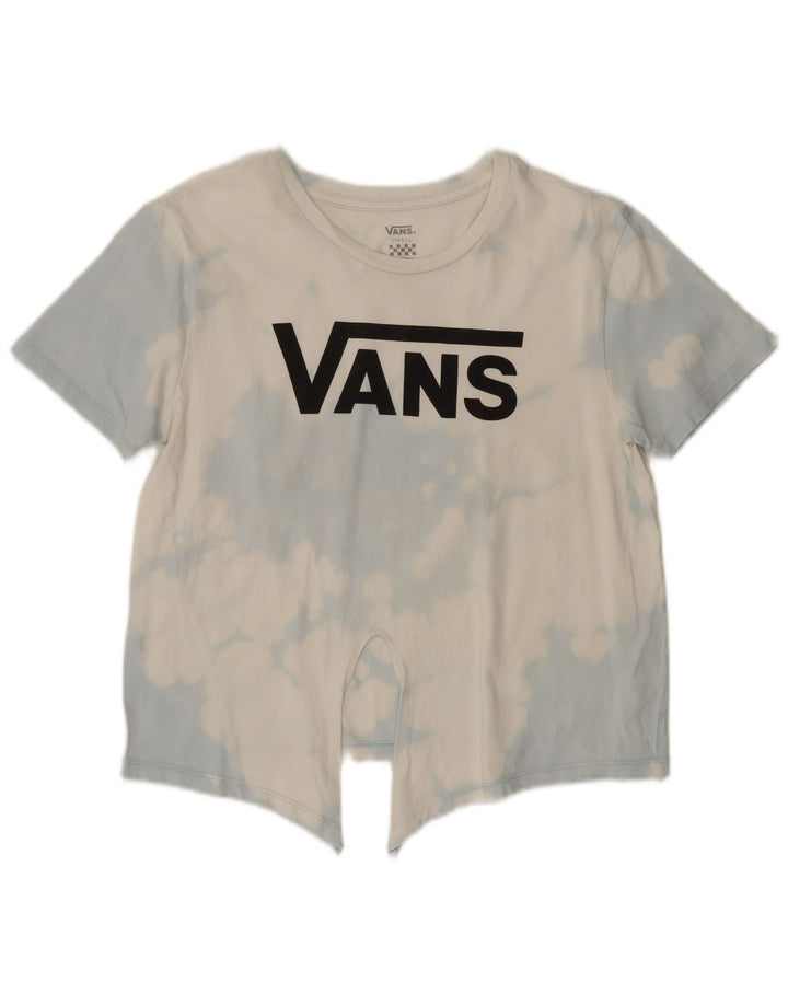 Женская футболка с рисунком Vans Top UK 10 Small White Tie Dye