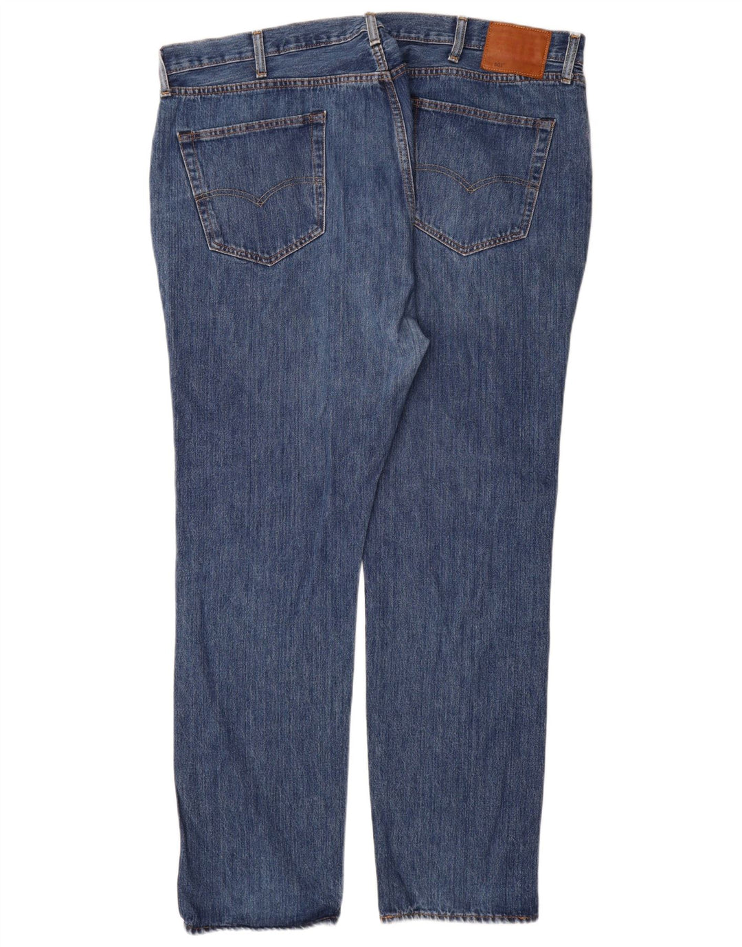 Мужские прямые джинсы Levi's 501 W44 L34 синие, хлопок