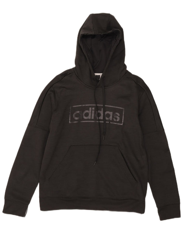 Женский джемпер с капюшоном Adidas Climawarm UK 16/18, большой черный