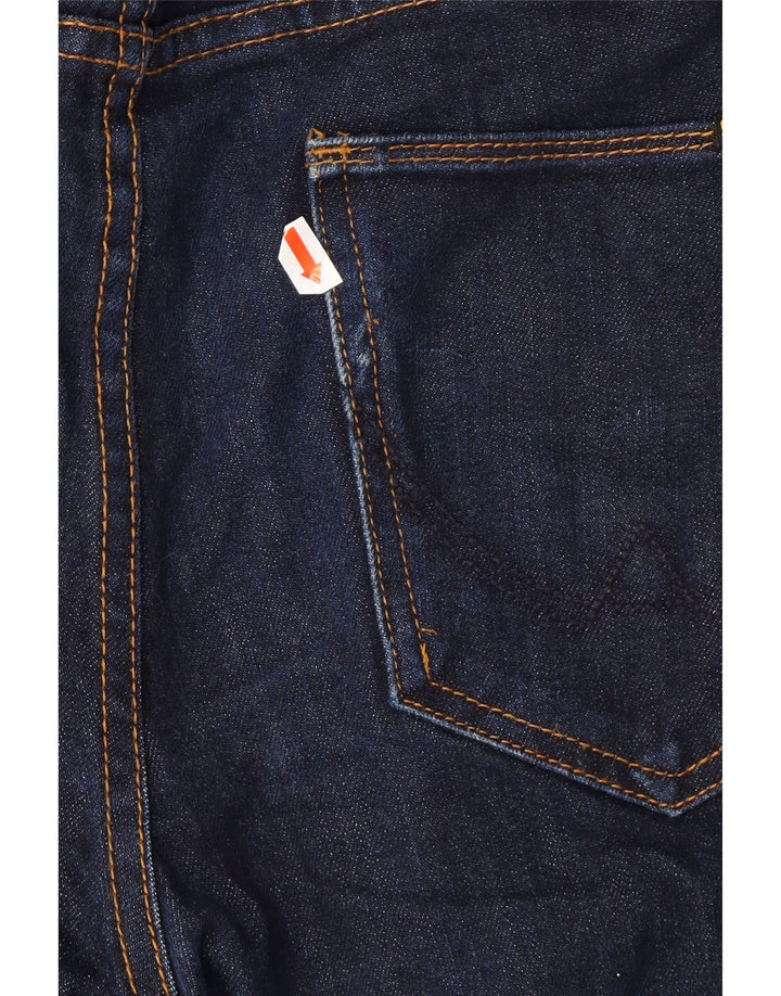 SUPERDRY Womens Slim Jeans W28 L32 Navy Blue Cotton Classic
