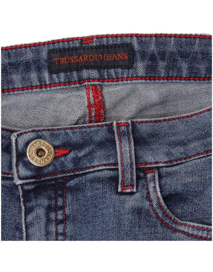 Женские джинсы скинни Trussardi W30 L31 синие