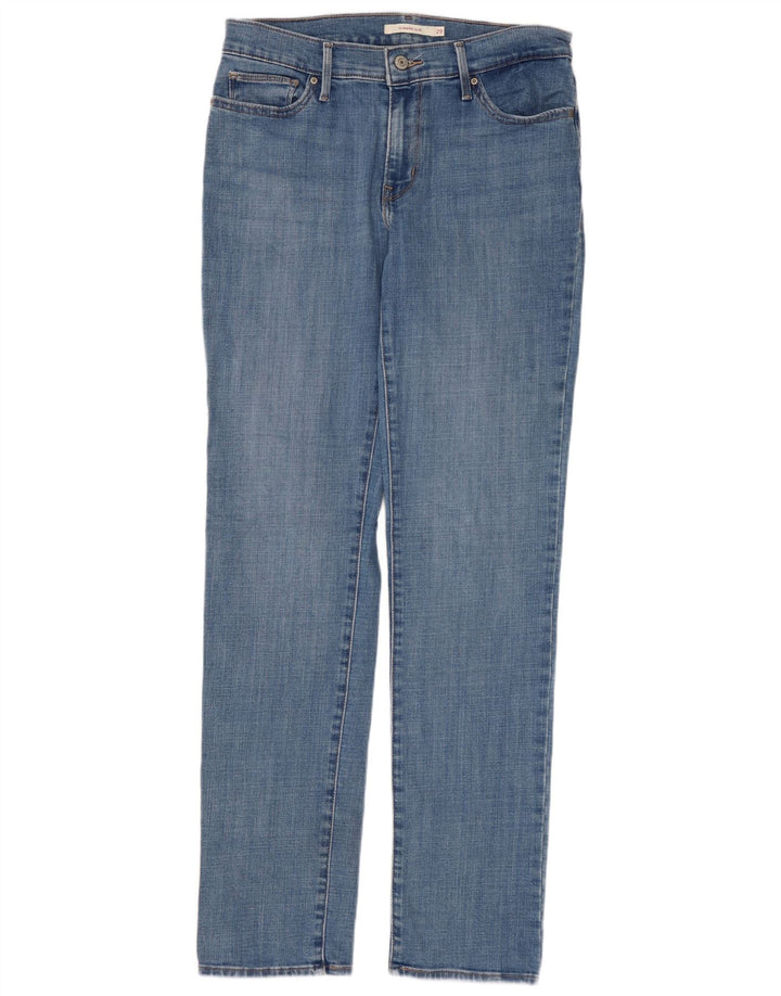Женские облегающие джинсы Levi's W29 L31, синий хлопок
