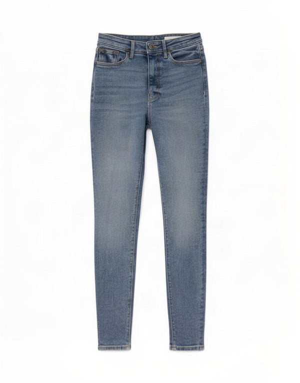Женские джинсы скинни Zara EU 38, маленькие W28 L28, синие, хлопок