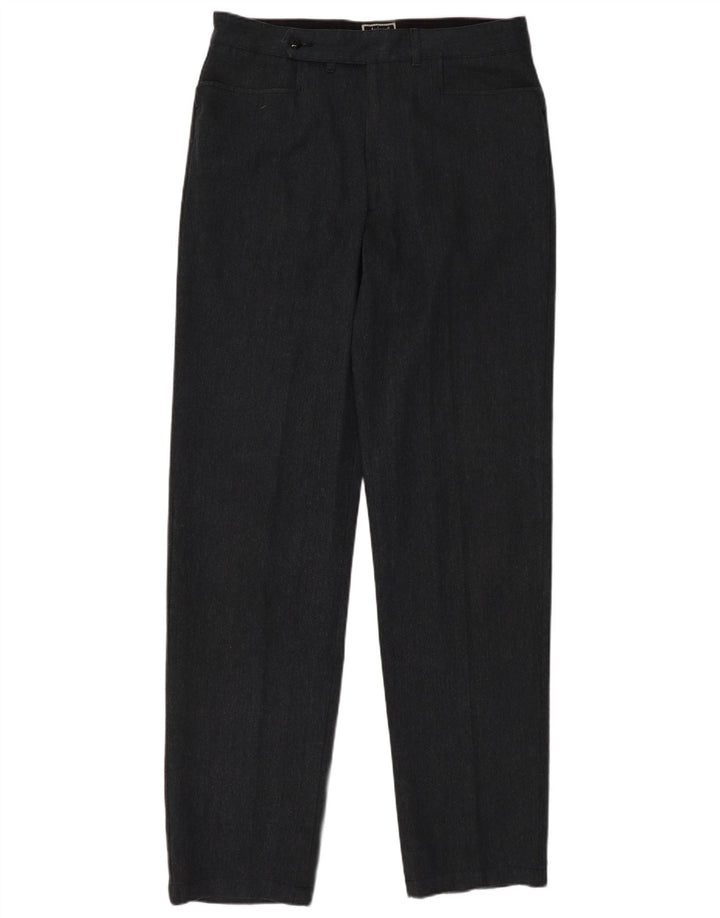 AVIREX Мужские прямые костюмные брюки W33 L35 Серые хлопковые