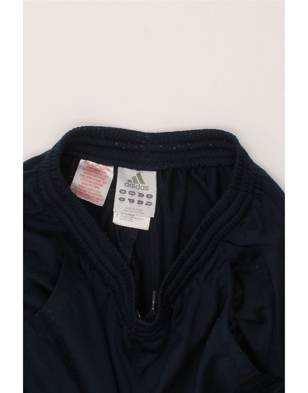 ADIDAS Boys Tracksuit Trousers 11-12 Years Navy Blue Polyester Vintage Adidas and Second-Hand Adidas from Messina Hembry 