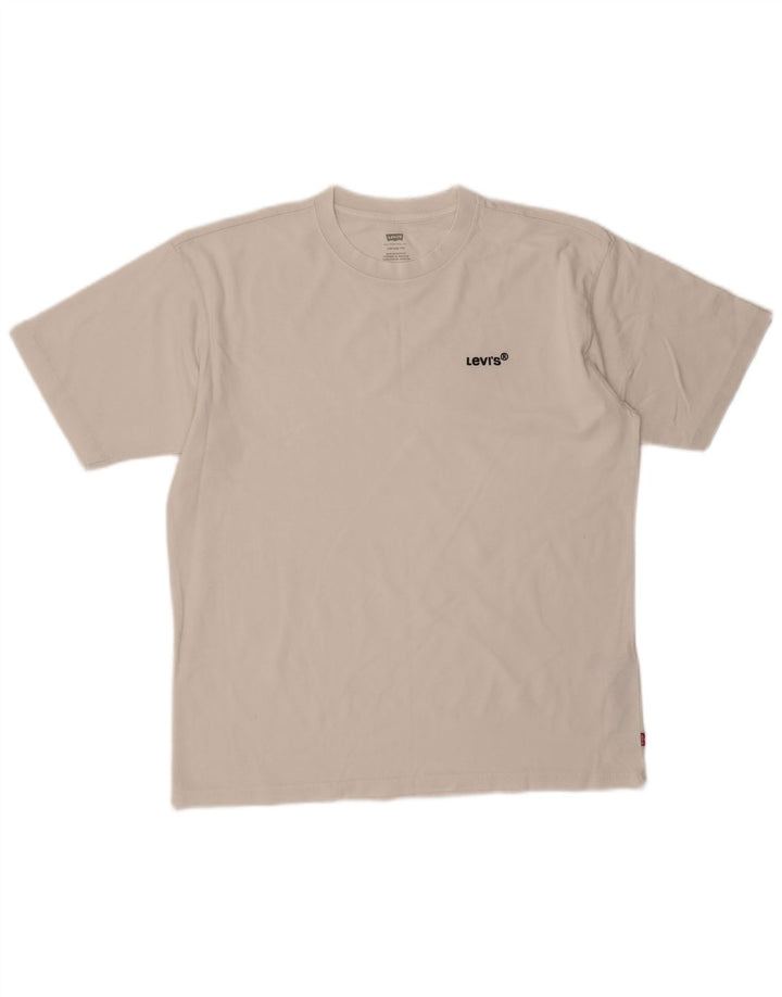 Мужская футболка Levi's Vintage Fit, топ среднего размера, белый хлопок, хлопок
