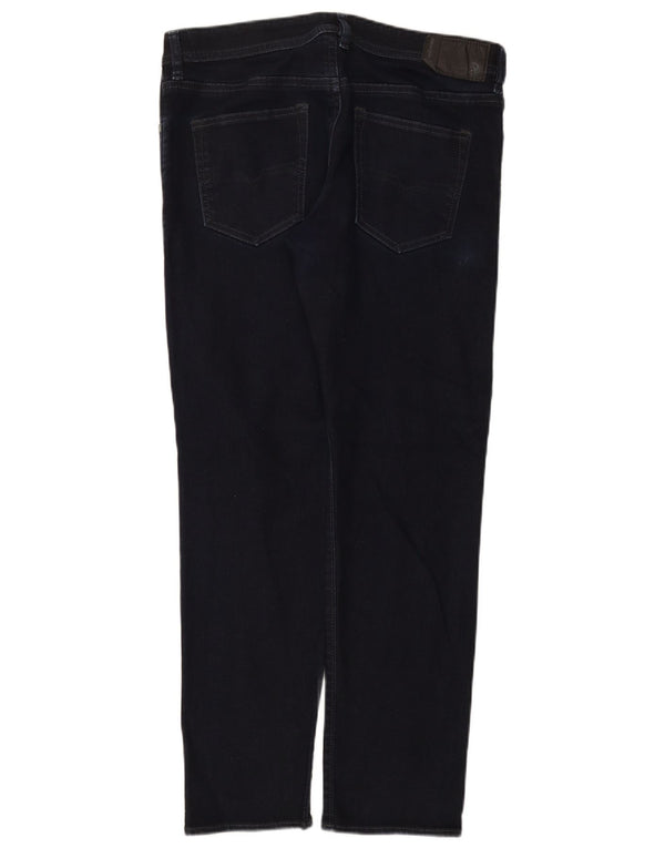 Мужские зауженные джинсы Diesel Buster Regular W34 L30, темно-синие, хлопок
