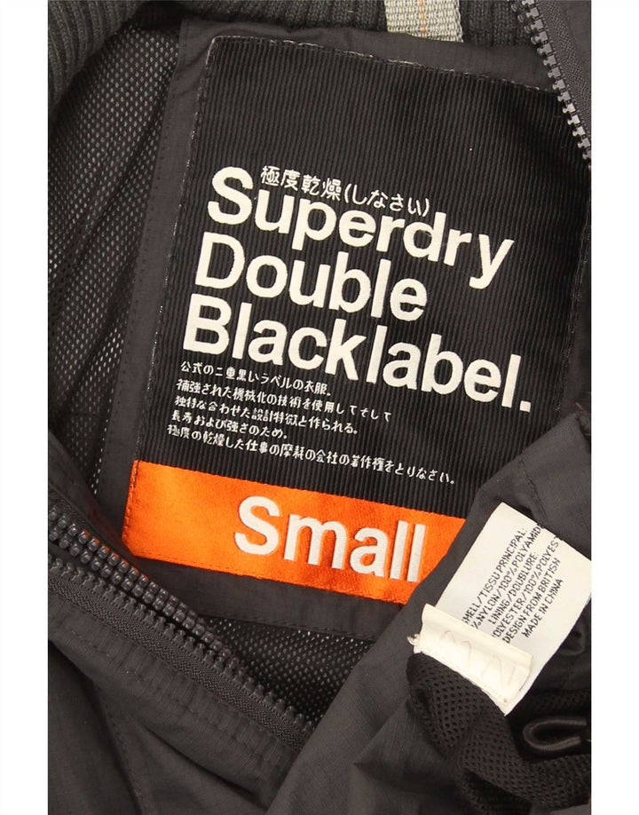 Мужская ветровка с рисунком Superdry UK 36, маленький серый нейлон