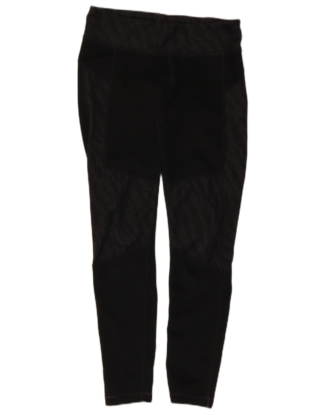 Женские леггинсы Adidas Climalite UK 8/10, маленькие черные пятнистые полиэстер