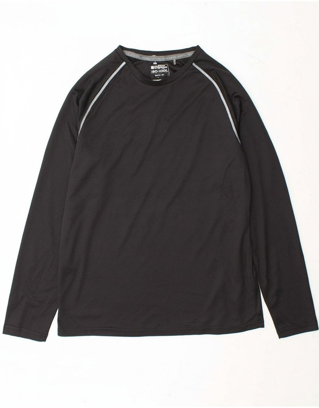 MOUNTAIN WAREHOUSE Mens Top Long Sleeve Small Black Polyester