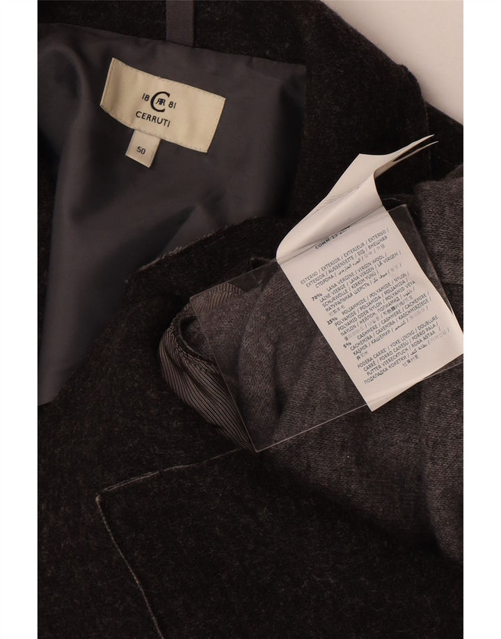 Женский пиджак Cerruti 1881 на 3 пуговицах IT 50 XL Серый Шерстяной
