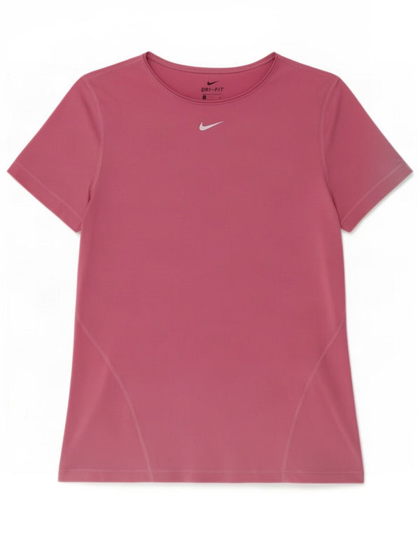 Женская футболка Nike Dri Fit Top UK 10, маленький розовый полиэстер