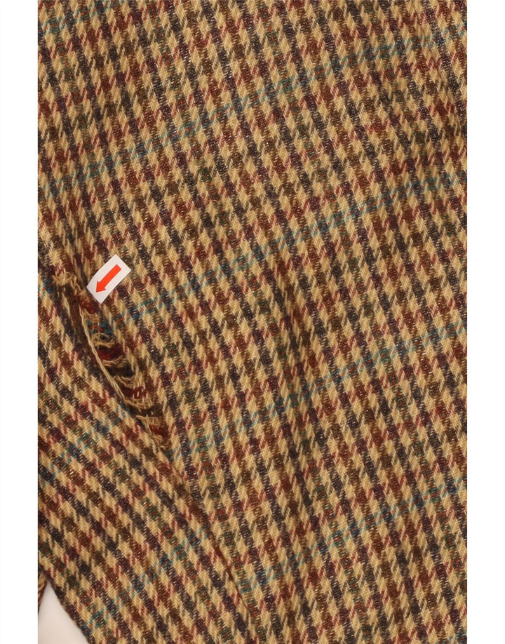 Женский пиджак на 1 пуговице RICH & ROYAL EU 38, средний коричневый с узором «гусиные лапки»