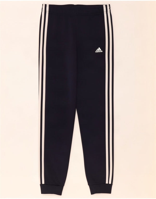 Спортивный костюм Adidas для мальчиков Брюки-джоггеры 11-12 лет Темно-синий полиэстер