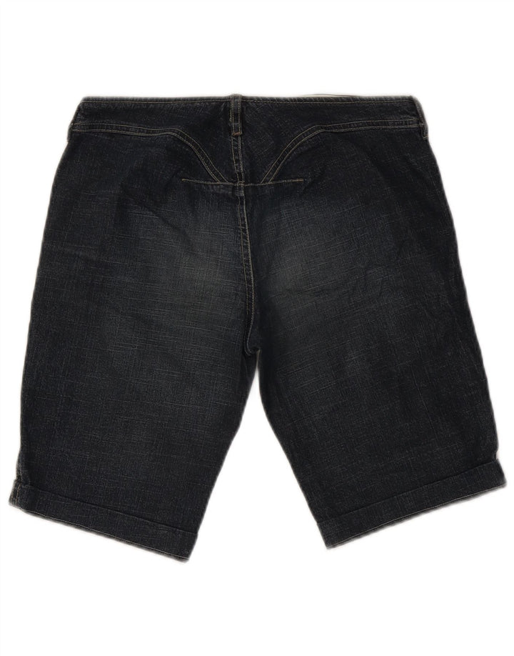 Женские джинсовые шорты Diesel W28, хлопковые, среднего синего цвета