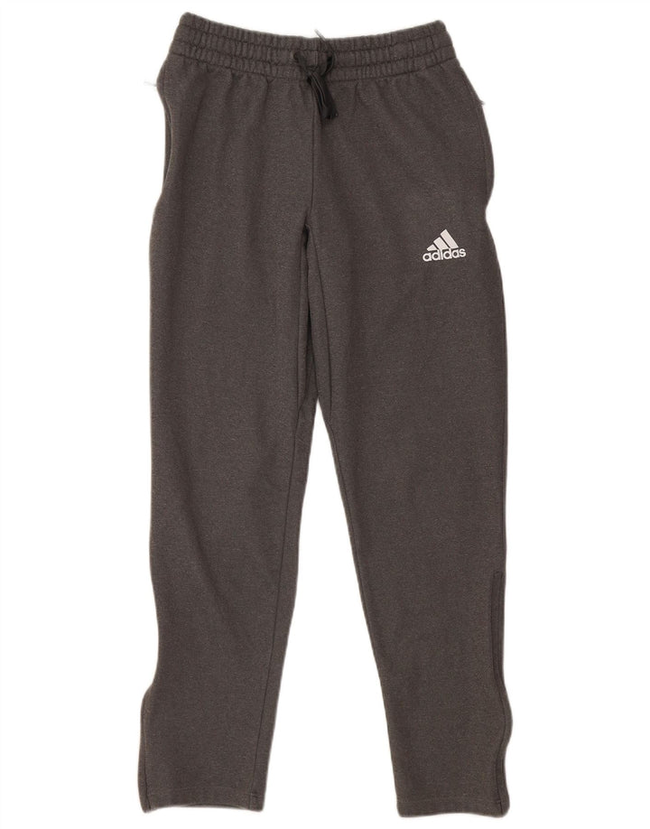 Adidas Мужские спортивные брюки Джоггеры Маленький серый полиэстер