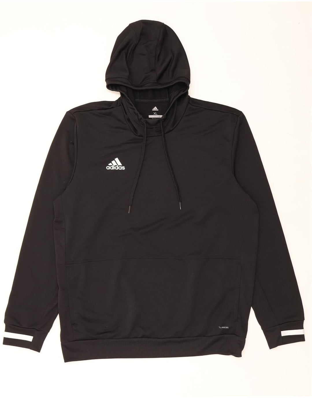 Мужской джемпер с капюшоном ADIDAS Climacool XL, черный полиэстер