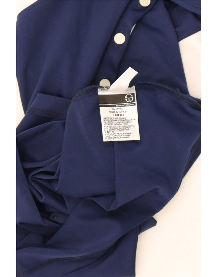 Женская рубашка-поло Sergio Tacchini IT 44 Medium Navy Blue Colorblock
