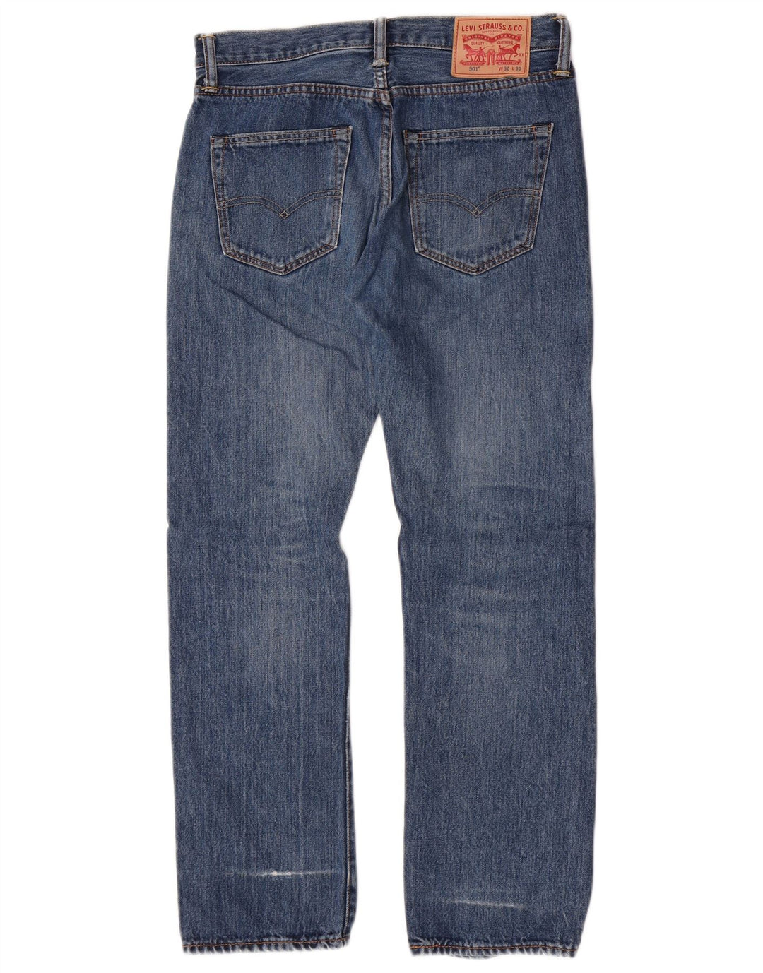 Мужские прямые джинсы Levi's W30 L30 синие, хлопок