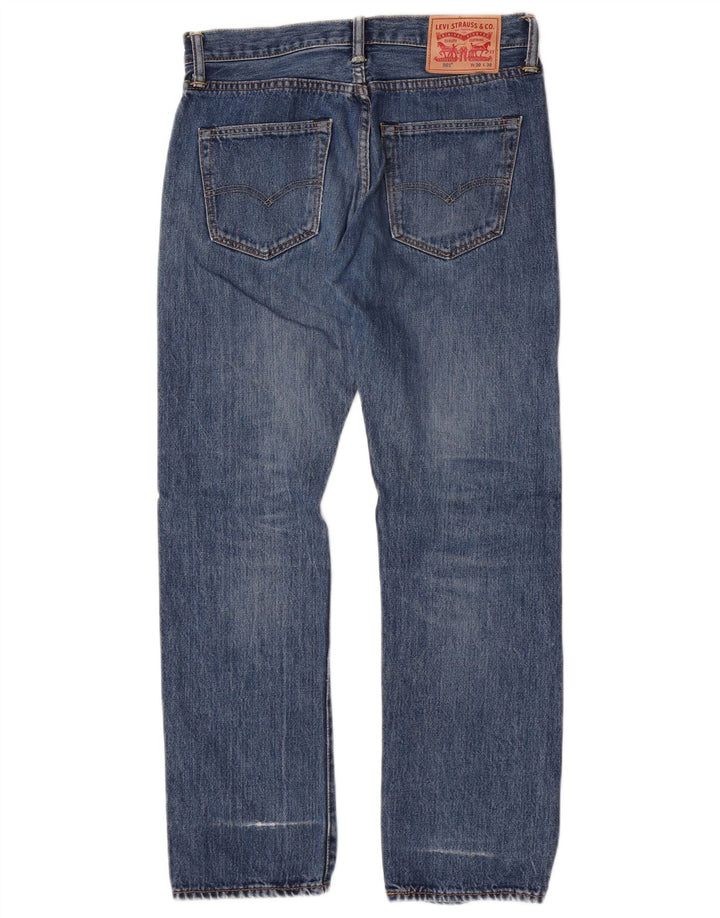 Мужские прямые джинсы Levi's W30 L30 синие, хлопок