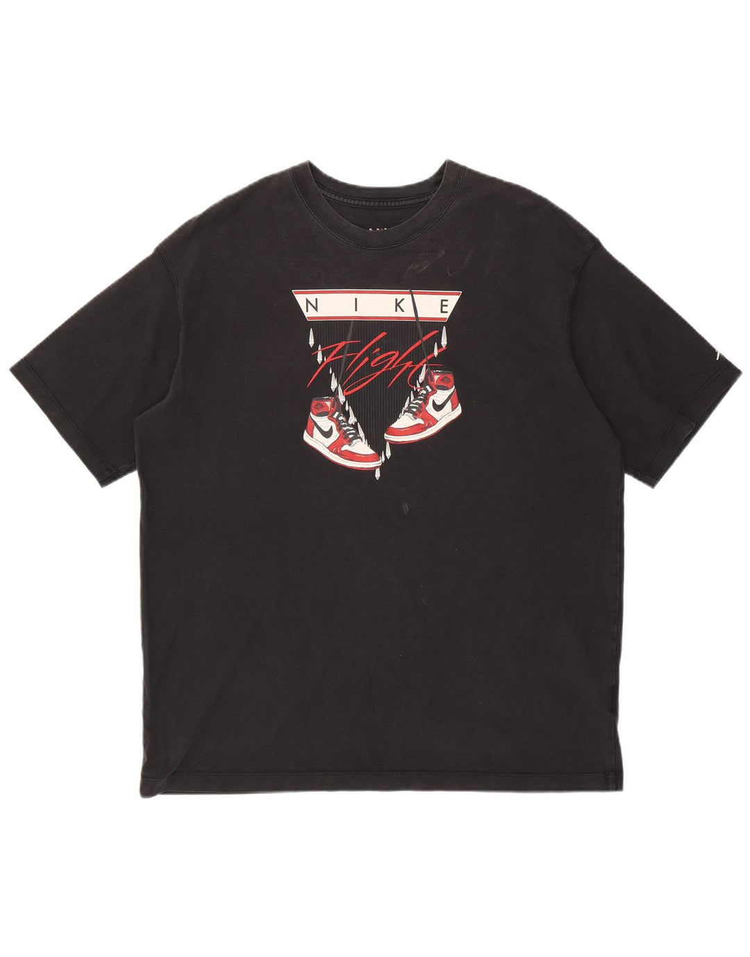 Мужская футболка оверсайз с рисунком JORDAN, топ XL, черный хлопок