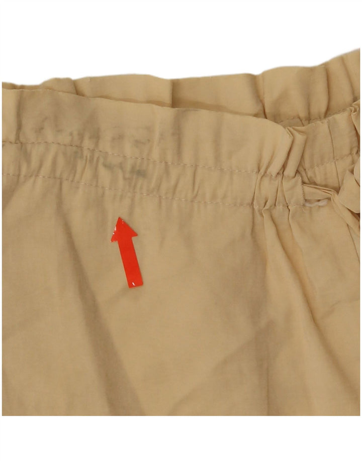 Женские шорты Zara UK 4 XS W24, бежевый модал
