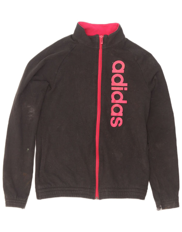 Adidas Женский спортивный костюм с графическим рисунком UK 6 XS Черный