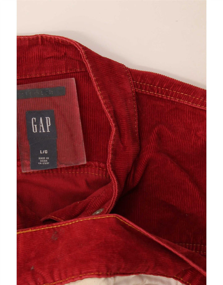 Женская вельветовая куртка Gap UK 16, большая красная