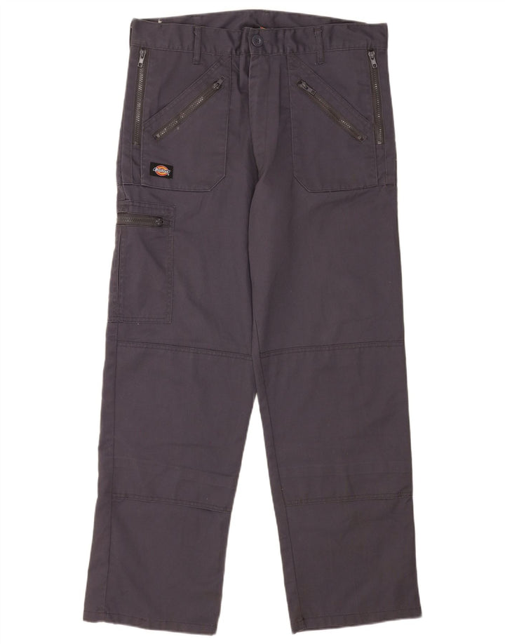 Мужские прямые брюки-карго Dickies W34 L29 темно-синие из полиэстера