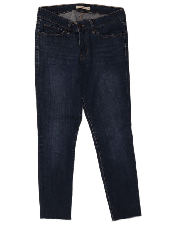 Женские джинсы скинни Levi's 711 W27 L25 Темно-синие, хлопок