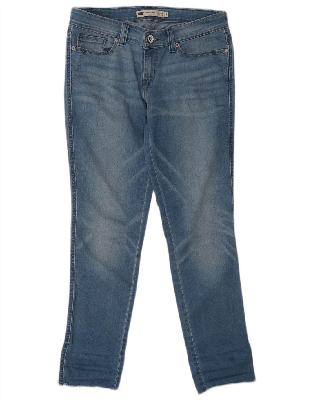 Женские джинсы скинни LEVI'S Demi Curve W29 L28 Синие, хлопок